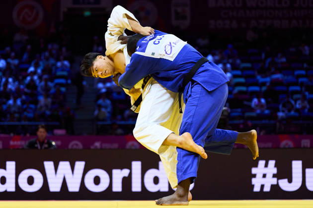 Dota Arai (JPN), OCTOBER 6, 2026 -Judo : World Judo Championships BAKU2026 Mens -100kg3rd Round match at National Gymnastics Arena in Baku, Azerbaijan.  aflo_354496454 KenxAsakurax