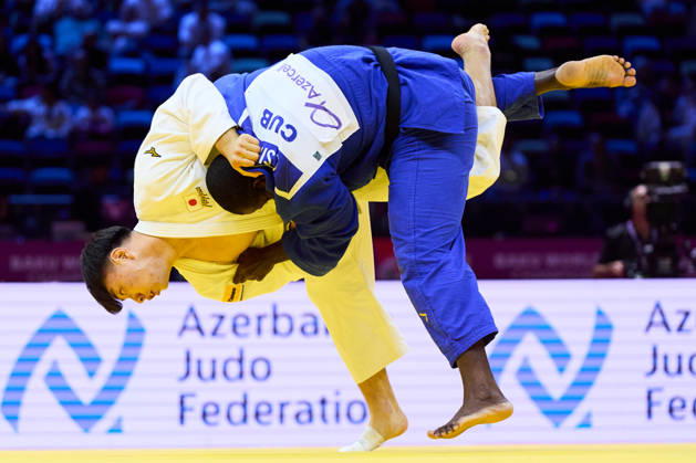 Dota Arai (JPN), OCTOBER 6, 2026 -Judo : World Judo Championships BAKU2026 Mens -100kg3rd Round match at National Gymnastics Arena in Baku, Azerbaijan.  aflo_354496457 KenxAsakurax