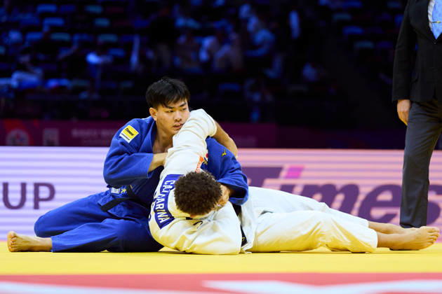 Dota Arai (JPN), OCTOBER 6, 2026 -Judo : World Judo Championships BAKU2026 Mens -100kg3rd Round match at National Gymnastics Arena in Baku, Azerbaijan.  aflo_354496472 KenxAsakurax