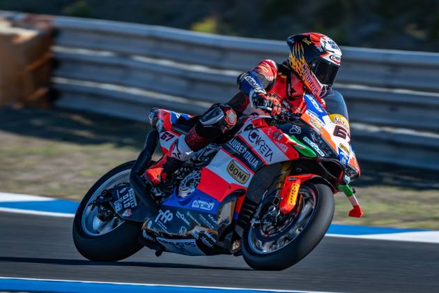 RECORD DATE NOT STATED 11th stage of the Superbike World Championship, WM, Weltmeisterschaft Estoril, 09 10 2026 - Alberto Surra (67), Motocorsa Racing rider, during free practice 1, of the 11th round of the SBK world championship, at the Estoril circuit Portugal Lisbon portugal Copyright: xJoaquimxGalantex