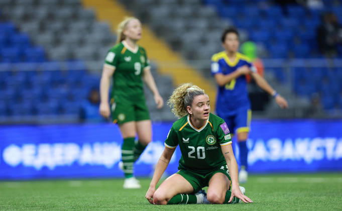 2027 FIFA Women s World Cup Round One Qualifying Play-off First Leg, Astana Arena, Astana, Kazakhstan 9 10 2026 Kazakhstan vs Republic of Ireland Ireland™s Leanne Kiernan Leanne Kiernan 9 10 2026  Copyright: xx BASN3760