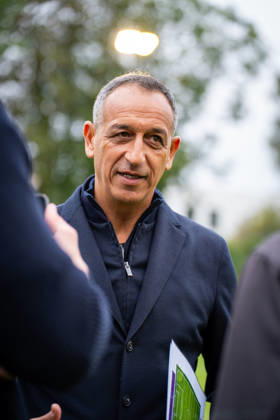 Rachid Azzouzi (Geschaeftsfuehrer Alemannia Aachen) TSV Alemannia Aachen Eroeffnung des neuen Trainigsplatzes, Saison 2026 2027, 09.10.2026 TSV Alemannia Aachen Eroeffnung des neuen Trainigsplatzes, Saison 2026 2027, 09.10.2026 Aachen Copyright: xEibner-Pressefoto J.xDerondeaux EP_JDU