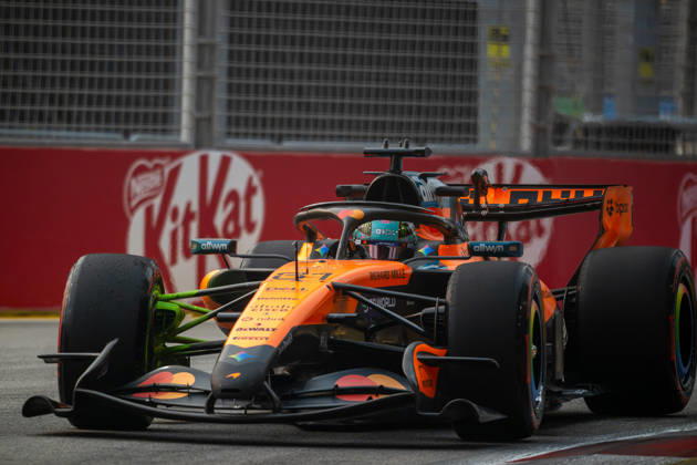 RECORD DATE NOT STATED 9th October 2026; Marina Bay, Singapore; Formula 1, Singapore Grand Prix, Free Practice and Sprint Qualifying Day; Oscar Piastri (81) of Australia and McLaren Mastercard F1 Team DavidxAsh