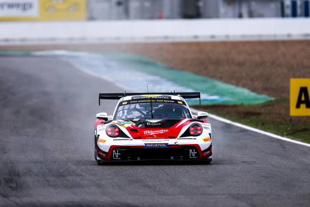 ADAC GT Masters, 11. + 12. Rennen Hockenheim 2026 41 Porsche 911 GT3 R (992), razoon - more than racing: Leo Pichler, Colin Büninghaus - picture by Gruppe C Photography Salzburg Salzburgring Baden-Württemberg Germany Copyright: xGruppexCxPhotographyx