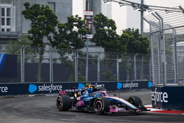 F1 - SINGAPORE GRAND PRIX 2026 10 GASLY Pierre (fra), Alpine F1 Team A526, action during the 2026 Formula 1 Singapore Grand Prix, 17th round of the 2026 Formula One World Championship, WM, Weltmeisterschaft from October 9 to 11, 2026 on the Marina Bay Street Circuit, in Singapore, Singapore - SingaporeSingapore  Copyright: xJulienxDelfossex