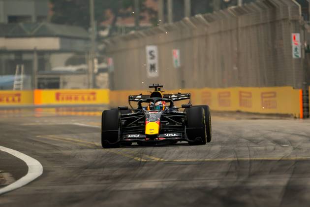 October 9, 2026, Singapore, Singapore: Max Verstappen (NLD) (Oracle Red Bull Racing) during free practice 1 of the Formula 1 Singapore Grand Prix 2026 at the Marina Bay Street Circuit. Singapore Singapore - ZUMAs197 20261009_aaa_s197_071 Copyright: xLucaxMartinix