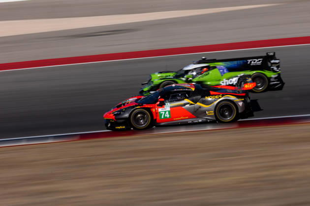 AUTO - ELMS - 4 HOURS OF PORTIMAO 2026 74 GILBERT Andrew (uae), RUEDA Fran (esp), LEROUX Romain (fra), Kessel Racing, Ferrari 296 LMGT3 Evo, LMGT3, action during the 4 Hours of Portimao 2026, 6th round of the 2026 European Le Mans Series on the Autodromo Internacional do Algarve from October 8 to 10, 2026 in Portimao, Portugal -  Copyright: xJoaoxFilipex