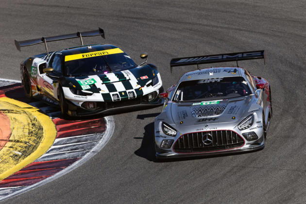 AUTO - ELMS - 4 HOURS OF PORTIMAO 2026 62 AL-KHELAIFI Abdulla Ali (qat), HANSES Julian (ger), ARON Ralf (est), Team Qatar by Iron Lynx, Mercedes-AMG LMGT3, LMGT3, action 55 CAMERON Duncan (gbr), PEREL David (rsa), GRIFFIN Matthew (irl), Spirit of Race, Ferrari 296 LMGT3 Evo, LMGT3, action during the 4 Hours of Portimao 2026, 6th round of the 2026 European Le Mans Series on the Autodromo Internacional do Algarve from October 8 to 10, 2026 in Portimao, Portugal - Copyright: xJoaoxFilipex