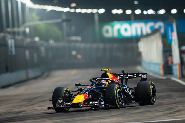 Formula 1 Singapore Airlines Singapore Grand Prix 2026 Levi Erb OVERTAKE MAXPPP - Singapore 09 10 2026 06 HADJAR Isack (fra), Oracle Red Bull Racing, action at the Formula 1 Singapore Airlines Singapore Grand Prix 2026, the 16th round of the 2026 FIA Formula 1 World Championship, WM, Weltmeisterschaft at the Marina Bay Street Circuit in Singapore, from 08 to 11 October 2026 Singapore Marina Bay Street Circuit Singapore  Copyright: xOVERTAKE MAXPPPxLevixErbx OVT202610092560 OVT202610092560