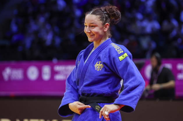 AZERBAIJAN, BAKU - OCTOBER 9, 2026: Anna Monta Olek of Germany is pictured after a -78 kg bout against Yael van Heemst of the Netherlands as part of the 2026 World Judo Championships at the National Gymnastics Arena 2026 World Judo Championships In Baku  - ZUMAt113 20261009_zaa_t113_705 Copyright: xMikhailxSinitsynx