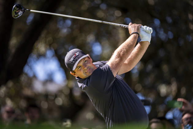 Open de Espana presented by Madrid - Day Two MADRID, SPAIN - OCTOBER 9: Patrick Reed of United States tees off on day two of the Open de Espana presented by Madrid at Club de Campo Villa de Madrid on October 9, 2026 in Madrid, Spain. Madrid Club de Campo Villa de Madrid Madrid Spain Copyright: xAlbertoxGardinx AGardin_20261009_Golf_Esp_Mad_1158