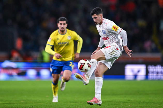 09.10.2026, Fussball, 2. Bundesliga, Eintracht Braunschweig - Holstein Kiel, Guillermo Balzi (Holstein Kiel) xRHR-FOTO DEx Copyright: TeresaxKroeger RHR-FOTOx RHR-FOTO DE