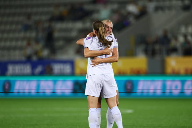 Women s World Cup Qualifier: Romania vs. Norway, Bucharest, October 9, 2026—Norway celebrates after scoring during the World Cup qualifying soccer match between Romania and Austria at Stadionul Arcul de Triumf in Bucharest. Photo by Nikola Krstic, NTB, Bucharest, Romania. EDITORIAL USE ONLY. RESTRICTED USE FOR BETTING COMPANIES  Copyright: xNikolaxKrsticx xNTBx