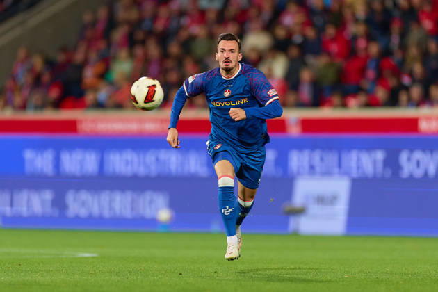 Portrait, Portraet, Freisteller Mergim Berisha (FC Kaiserslautern, 20) GER, 1. FC Heidenheim 1846 vs. 1. FC Kaiserslautern, Fussball, 2. Bundesliga, 7. Spieltag, Spielzeit 2026 2027, 09.10.2026 DFL regulations prohibit any use of photographs as image sequences and or quasi-video. GER, 1. FC Heidenheim 1846 vs. 1. FC Kaiserslautern, Fussball, 2. Bundesliga, 7. Spieltag, Spielzeit 2026 2027, 09.10.2026 Heidenheim an der Brenz Copyright: xEibner-Pressefoto GeraldxOelze-dexStoppanyx EP_ODS
