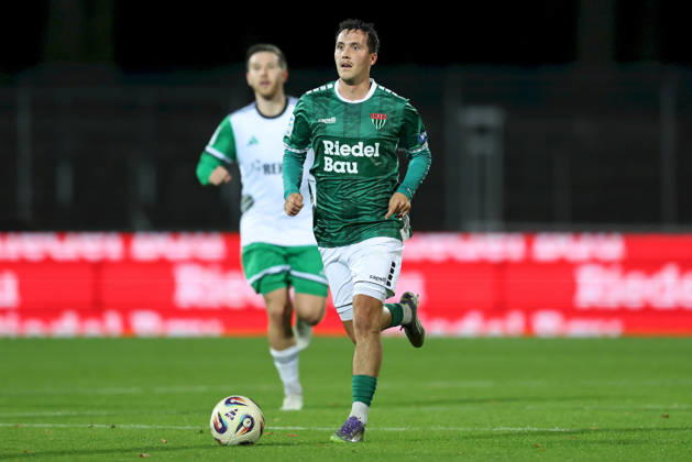 09.10.2026, Herren, Fussball, Saison 2026 2027, Regionalliga Bayern, 13. Spieltag: 1. FC Schweinfurt 1905 - SC Eltersdorf Nils Benedikt Piwernetz ( 19, 1. FC Schweinfurt 1905) Schweinfurt Sachs-Stadion Bayern Deutschland