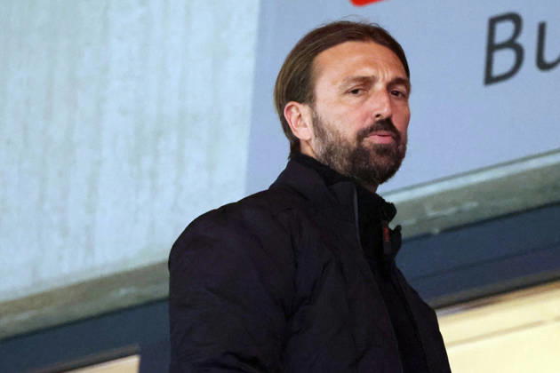 09.10.2026, xrekx, Fussball 2.Bundesliga, 1.FC Heidenheim - 1.FC Kaiserslautern v.l. Thomas Hengen Geschäftsführer Geschaeftsfuehrer (1.FC Kaiserslautern) (DFL DFB REGULATIONS PROHIBIT ANY USE OF PHOTOGRAPHS as IMAGE SEQUENCES and or QUASI-VIDEO) Heidenheim
