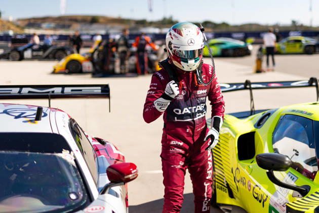 AUTO - ELMS - 4 HOURS OF PORTIMAO 2026 Pole position 62 AL-KHELAIFI Abdulla Ali (qat), HANSES Julian (ger), ARON Ralf (est), Team Qatar by Iron Lynx, Mercedes-AMG LMGT3, LMGT3, portrait during the 4 Hours of Portimao 2026, 6th round of the 2026 European Le Mans Series on the Autodromo Internacional do Algarve from October 8 to 10, 2026 in Portimao, Portugal -  Copyright: xJoaoxFilipex