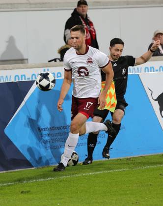 09.10.2026 xmgoodx Offenbach am Main, Plutos Stadion am Bieberer Berg Regionalliga Südwest Saison 2026 2027 Kickers Offenbach (OFC) - FC 08 Homburg Benedikt von Hagen (17, OFC)
