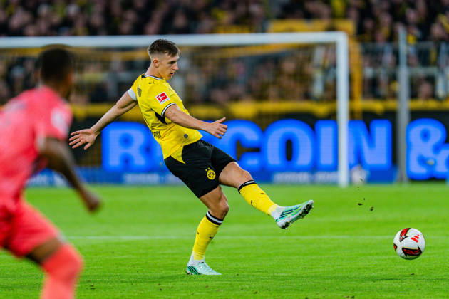 1. Bundesliga, 5. Spieltag, Borussia Dortmund vs. Werder Bremen am 09.10.2026 Nico Schlotterbeck Copyright: xBahhoxKarax