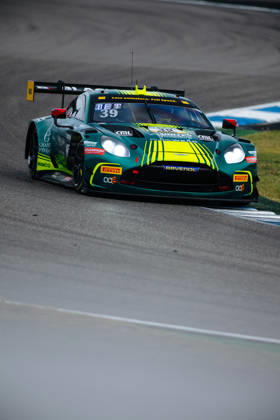 ADAC GT Masters, 11. + 12. Rennen Hockenheim 2026 39 Aston Martin Vantage GT3 EVO, Comtoyou Racing: Jamie Alan Day, Baudouin Detout - picture by Gruppe C Photography Salzburg Salzburgring Germany Copyright: xGruppexCxPhotographyx