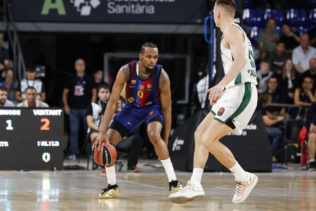 October 9, 2026, Barcelona, Barcelona, Spain: Kevin Paunter of FC Barcelona, Barca in action during the EuroLeague League Phase MD 4 match played between FC Barcelona and Zalgiris Kaunas at Palau Blaugrana on October 09, 2026 in Barcelona, Spain. FC Barcelona V Zalgiris Kaunas - Euroleague 2026 2027  - ZUMAa181 20261009_zaa_a181_271 Copyright: xJavierxBorregox