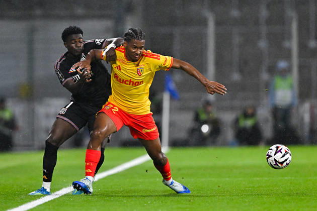 RC Lens v Olympique Lyonnais - Ligue 1 McDonald s 2026 2027 Ernest NUAMAH of Lyon and Kyllian ANTONIO of Lens during Ligue 1 McDonald s match between Lens and Lyon at Stade Bollaert-Delelis on October 9, 2026 in Lens, France. Lens France  Copyright: xBaptistexFernandezx 776573289