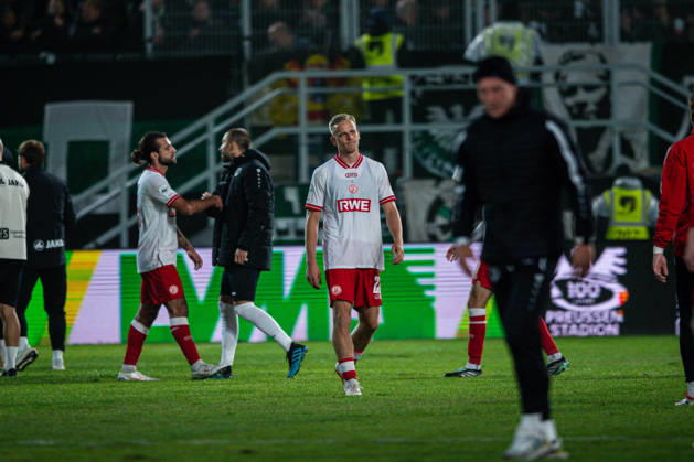 09.10.2026: 3. Liga, 8. Spieltag, SC Preußen Münster vs. Rot-Weiss Essen im LVM-Preußenstadion. Janne Sietan (Essen) enttäuschter Blick WICHTIGER HINWEIS: Gemäß den Vorgaben des DFB und der DFL ist es untersagt, in dem Stadion und oder vom Spiel angefertigte Fotoaufnahmen in Form von Sequenzbildern und oder videoähnlichen Fotostrecken zu verwerten bzw. verwerten zu lassen. Copyright: xJordyxFourgonx