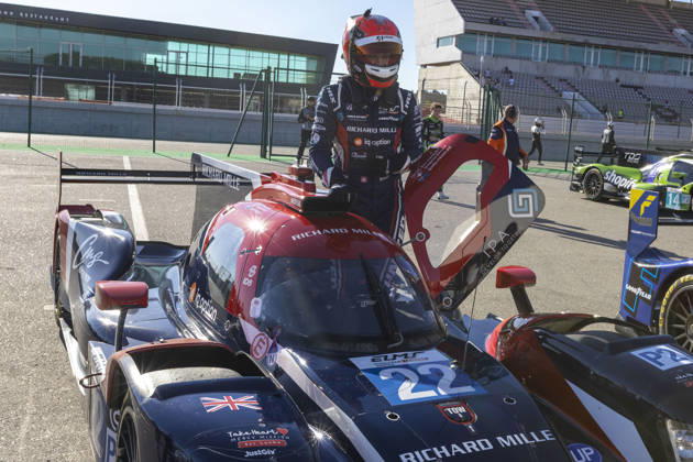 AUTOMOBILE : ELMS 4 Heures de Portimao - 09 10 2026 22 United Autosports (GBR) Oreca 07 Gibson (LMP2) driven by GrÃ goire Saucy (SUI) pole-sitter in the LMP2 class at the 4 Hours of Portimao, the final round of the 2026 European Le Mans Series season, which took place at the Autodromo Internacional do Algarve in Portimao, Portugal, on 9 October 2026. AUTODROMO INTERNACIONAL DO ALGAPortugal  Copyright: xMPSxAGENCYx