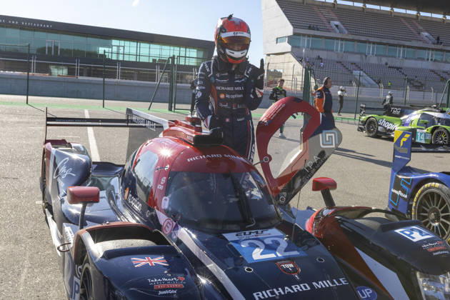 AUTOMOBILE : ELMS 4 Heures de Portimao - 09 10 2026 22 United Autosports (GBR) Oreca 07 Gibson (LMP2) driven by GrÃ goire Saucy (SUI) pole-sitter in the LMP2 class at the 4 Hours of Portimao, the final round of the 2026 European Le Mans Series season, which took place at the Autodromo Internacional do Algarve in Portimao, Portugal, on 9 October 2026. AUTODROMO INTERNACIONAL DO ALGAPortugal  Copyright: xMPSxAGENCYx