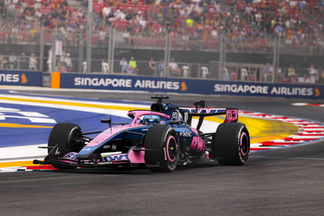 October 9, 2026, Singapore, Kaohsiung City, Singapore: PIERRE GASLY of BWT Alpine Formula One Team sets the ninth-fastest lap time during FP1 of the 2026 Formula 1 Singapore Grand Prix at Marina Bay Street Circuit in Singapore. Singapore Singapore - ZUMAh201 20261009_zsp_h201_019 Copyright: xYichinxHoux
