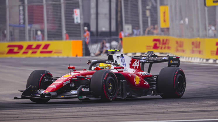 October 9, 2026, Singapore, Kaohsiung City, Singapore: LEWIS HAMILTON of Scuderia Ferrari sets the fourth-fastest lap time during FP1 of the 2026 Formula 1 Singapore Grand Prix at Marina Bay Street Circuit in Singapore. Singapore Singapore - ZUMAh201 20261009_zsp_h201_023 Copyright: xYichinxHoux