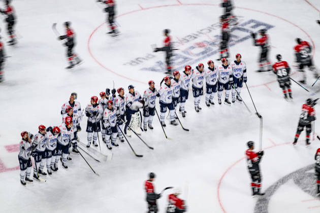 COLOGNE, GERMANY - 9 OCTOBER, 2026: - The PENNY DEL Ice hockey, Eishockey match Koelner Haie vs. Schwenninger Wild Wings at LANXESS arena.  Copyright: xVitaliixKliuievx