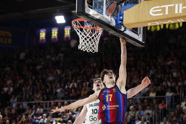 October 9, 2026, Barcelona, Barcelona, Spain: Juan Nunez of FC Barcelona, Barca in action during the EuroLeague League Phase MD 4 match played between FC Barcelona and Zalgiris Kaunas at Palau Blaugrana on October 09, 2026 in Barcelona, Spain. Barcelona Spain - ZUMAa181 20261009_zaa_a181_291 Copyright: xJavierxBorregox