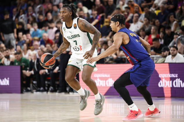 October 9, 2026, Barcelona, Barcelona, Spain: Saben Lee Of Zalgiris Kaunas in action during the EuroLeague League Phase MD 4 match played between FC Barcelona, Barca and Zalgiris Kaunas at Palau Blaugrana on October 09, 2026 in Barcelona, Spain. Barcelona Spain - ZUMAa181 20261009_zaa_a181_302 Copyright: xJavierxBorregox
