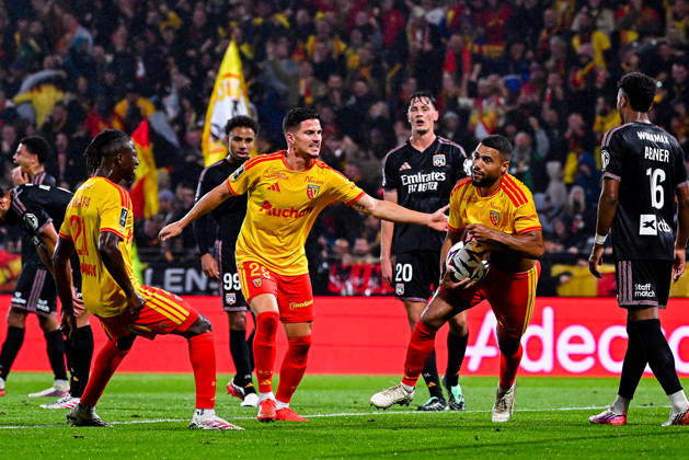 RC Lens v Olympique Lyonnais - Ligue 1 McDonald s 2026 2027 Matthieu UDOL of Lens celebrates his goal during Ligue 1 McDonald s match between Lens and Lyon at Stade Bollaert-Delelis on October 9, 2026 in Lens, France. Lens France  Copyright: xSandraxRuhautx 776573289