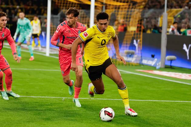 DORTMUND - Jobe Bellingham of Borussia Dortmund during the Bundesliga match between Borussia Dortmund and SV Werder Bremen at Signal Iduna Park on October 9, 2026 in Dortmund, Germany. MARCEL TER BALS ANP Bundesliga 2026 27 xVIxANPxSportx xMarcelxterxBalsxIVx 571969977 originalFilename: 571969977.jpg