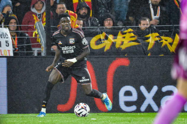 FOOTBALL : RC Lens vs Olympique Lyonnais - Ligue 1 - JournÃ e 6 - 09 10 2026 Ernest Nuamah (OL) LensFrance  Copyright: xBaptistexAutissierx