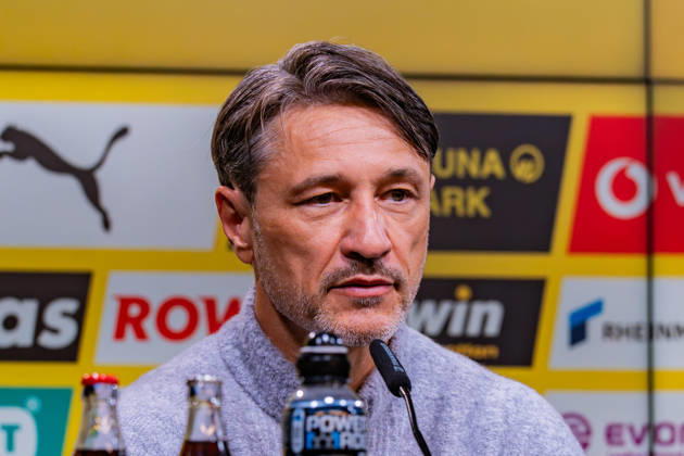 1. Bundesliga, 5. Spieltag, Borussia Dortmund vs. Werder Bremen am 09.10.2026 Pressekonferenz nach dem Spiel mit Niko Kovac Daniel Thioune Copyright: xBahhoxKarax