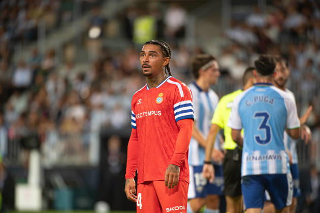 ESP: Malaga CF vs RCD Espanyol - La Liga Hypermotion MALAGA, SPAIN - OCTOBER 9: Tyrhys Dolan of RCD Espanyol during the match between Malaga CF and RCD Espanyol of La Liga Hypermotion on October 9, 2026 at La Rosaleda Stadium in Malaga, Spain. (Photo by Samuel Carreno) Copyright: xSamuelxCarrenox samcargad_091026_30-11