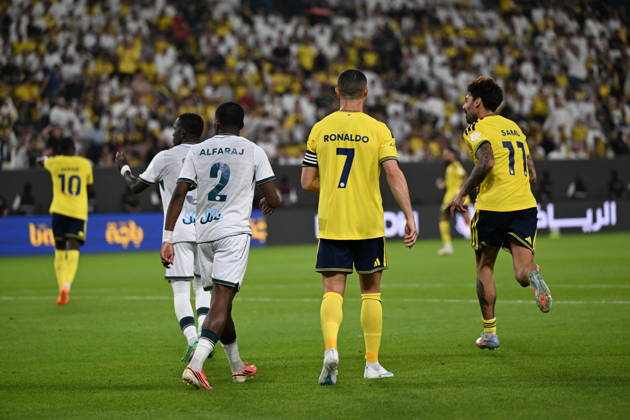 Al Nassr v Al Draih - Saudi Pro League RIYADH, SAUDI ARABIA - OCTOBER 9: Cristiano Ronaldo of Al-Nassr in action during the Saudi Pro League (SPL) match between Al Nassr and Al Draih at the King Saud University Stadium in Riyadh, Saudi Arabia on October 9, 2026. Mohammed Saad Anadolu Riyadh Saudi Arabia. Editorial use only. Please get in touch for any other usage.  Copyright: x2026xAnadoluxMohammedxSaadx