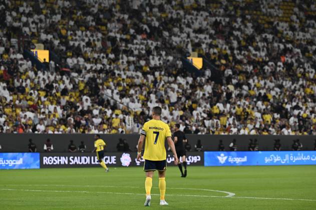 Al Nassr v Al Draih - Saudi Pro League RIYADH, SAUDI ARABIA - OCTOBER 9: Cristiano Ronaldo of Al-Nassr in action during the Saudi Pro League (SPL) match between Al Nassr and Al Draih at the King Saud University Stadium in Riyadh, Saudi Arabia on October 9, 2026. Mohammed Saad Anadolu Riyadh Saudi Arabia. Editorial use only. Please get in touch for any other usage.  Copyright: x2026xAnadoluxMohammedxSaadx