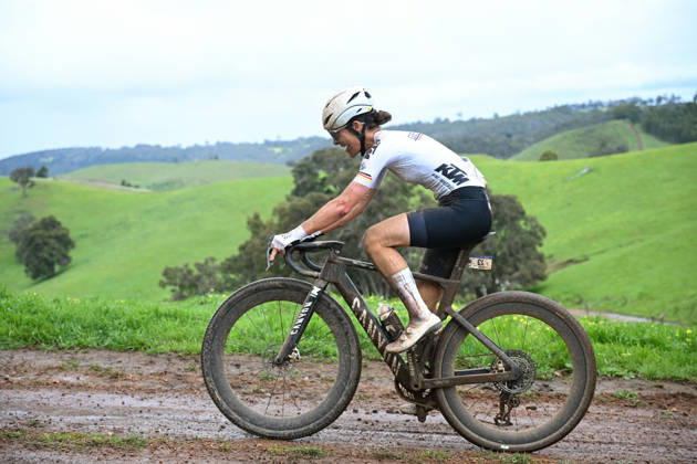 2026 UCI Gravel World Championships Picture by Zac Williams SWpix.com - 10 10 2026 - Cycling - 2026 UCI Gravel World Championships - Nannup, Western Australia, Australia - Women™s Elite - Rosa Klöser (Germany) Copyright: x xSWpix.comx(t axPhotographyxHubxLtd)xZacxWilliams SWpix.comx SWP-3030-24054
