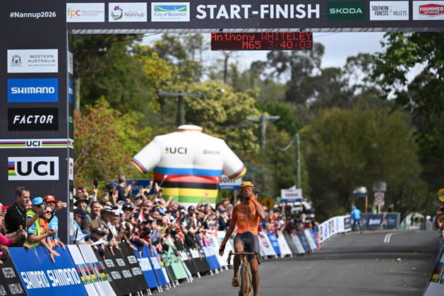 2026 UCI Gravel World Championships Picture by Zac Williams SWpix.com - 10 10 2026 - Cycling - 2026 UCI Gravel World Championships - Nannup, Western Australia, Australia - Women™s Elite - Marianne Vos (Netherlands) wins to become World Champion Copyright: x xSWpix.comx(t axPhotographyxHubxLtd)xZacxWilliams SWpix.comx SWP-3030-24125