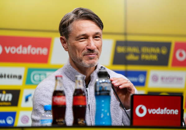 Niko Kovac (Borussia Dortmund, Cheftrainer) spricht bei der Pressekonferenz nach dem Spiel mit den Medienvertretern. GER, Borussia Dortmund vs SV Werder Bremen, 1. Bundesliga, 5. Spieltag, Saison 2026-27, SIGNAL IDUNA PARK, Dortmund, 09.10.2026 DFL REGULATIONS PROHIBIT ANY USE OF PHOTOGRAPHS AS IMAGE SEQUENCES AND OR QUASI-VIDEO Borussia Dortmund vs SV Werder Bremen, 1. Bundesliga, 5. Spieltag, Saison 2026-27, 09.10.2026 Dortmund Copyright: xEibner-Pressefoto ScottxColemanx EP_SCN