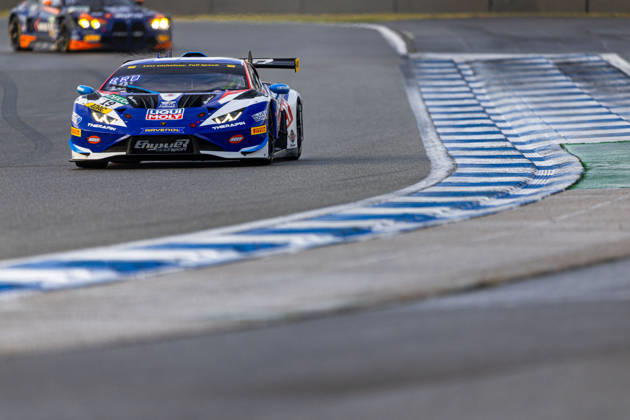 ADAC GT Masters, 11. + 12. Rennen Hockenheim 2026 19 Lamborghini Huracan GT3 EVO 2, LIQUI MOLY Team Engstler Motorsport: Ethan Brown, Tim Hütter - picture by Gruppe C Photography Salzburg Salzburgring Germany Copyright: xGruppexCxPhotographyx