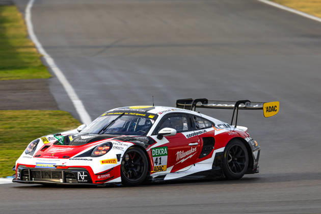 ADAC GT Masters, 11. + 12. Rennen Hockenheim 2026 41 Porsche 911 GT3 R (992), razoon - more than racing: Leo Pichler, Colin Büninghaus - picture by Gruppe C Photography Salzburg Salzburgring Germany Copyright: xGruppexCxPhotographyx