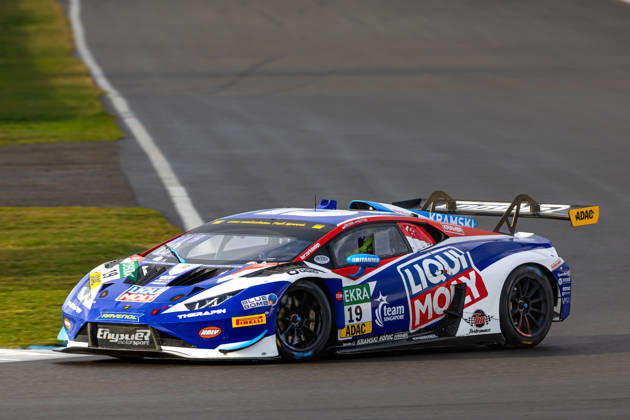 ADAC GT Masters, 11. + 12. Rennen Hockenheim 2026 19 Lamborghini Huracan GT3 EVO 2, LIQUI MOLY Team Engstler Motorsport: Ethan Brown, Tim Hütter - picture by Gruppe C Photography Salzburg Salzburgring Germany Copyright: xGruppexCxPhotographyx