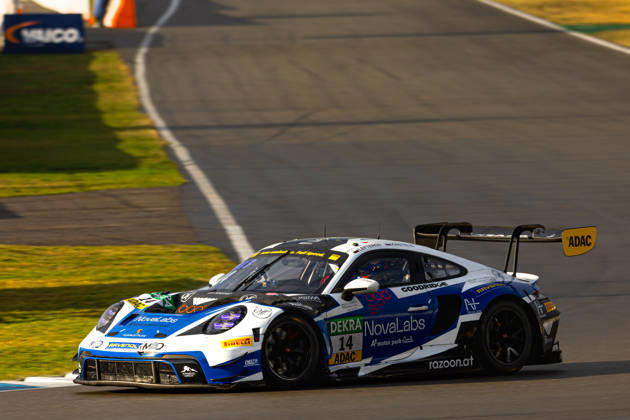 ADAC GT Masters, 11. + 12. Rennen Hockenheim 2026 14 Porsche 911 GT3 R (992), razoon - more than racing: Pavel Lefterov, Mark Kastelic - picture by Gruppe C Photography Salzburg Salzburgring Germany Copyright: xGruppexCxPhotographyx