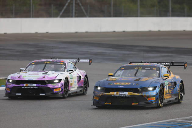 Hockenheim, Deutschland 09.- 11. Oktober 2026: DTM - 2026 - Saisonfinale - Hockenheimring - Samstag Qualifikation Im Bild: von rechts; Arjun Maini (IND 36) neben Finn Wiebelhaus (GER 64) im Ford Mustang von Haupt Racing Team Hockenheimring Baden Württemberg Copyright: xFotostandx xFWMEDIAx