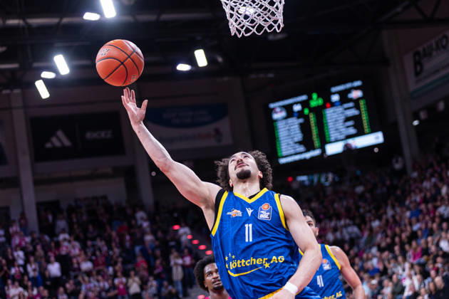 easyCredit Basketball Bundesliga, Telekom Baskets Bonn vs. Science City Jena, 09.10.2026 Isaiah Moses (Science City Jena 11) am Korb -- easyCredit Basketball Bundesliga, Telekom Baskets Bonn vs. Science City Jena, 09.10.2026, Telekom Dome Bonn Copyright: xBEAUTIFULxSPORTS Derixx